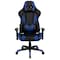 Flash Furniture Leather Gaming Chair, Blue CH-187230-1-BL-GG - alternate 5